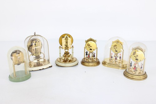 A x6 Vintage Mechanical Torsion Clocks Inc Schatz, Aug & Son, Kern, Good Balance - Picture 7 of 13