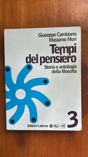 Tempi del pensiero 3 - Storia e antologia della filosofia - Editori Laterza