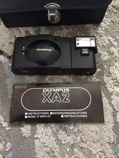 Olympus XA2 A11 Flash Rangefinder 35mm Film Camera From JAPAN with Case