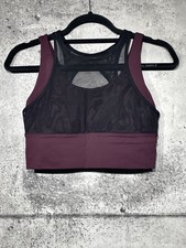 Lululemon Double Tap Bra 8 Dark Adobe Black Longline 