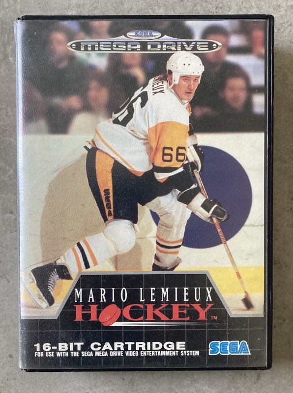 SEGA MEGA DRIVE -  MARIO LEMIEUX HOCKEY - WITH MANUAL