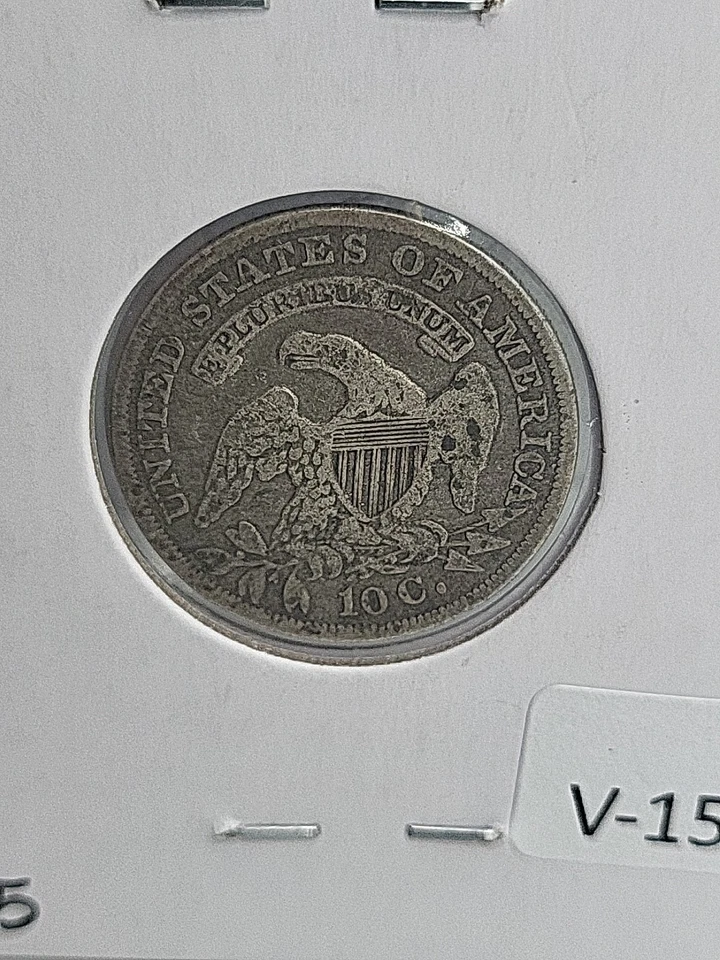 1836 Capped Bust Dime 10C, Very Fine VF - Image 4 of 4