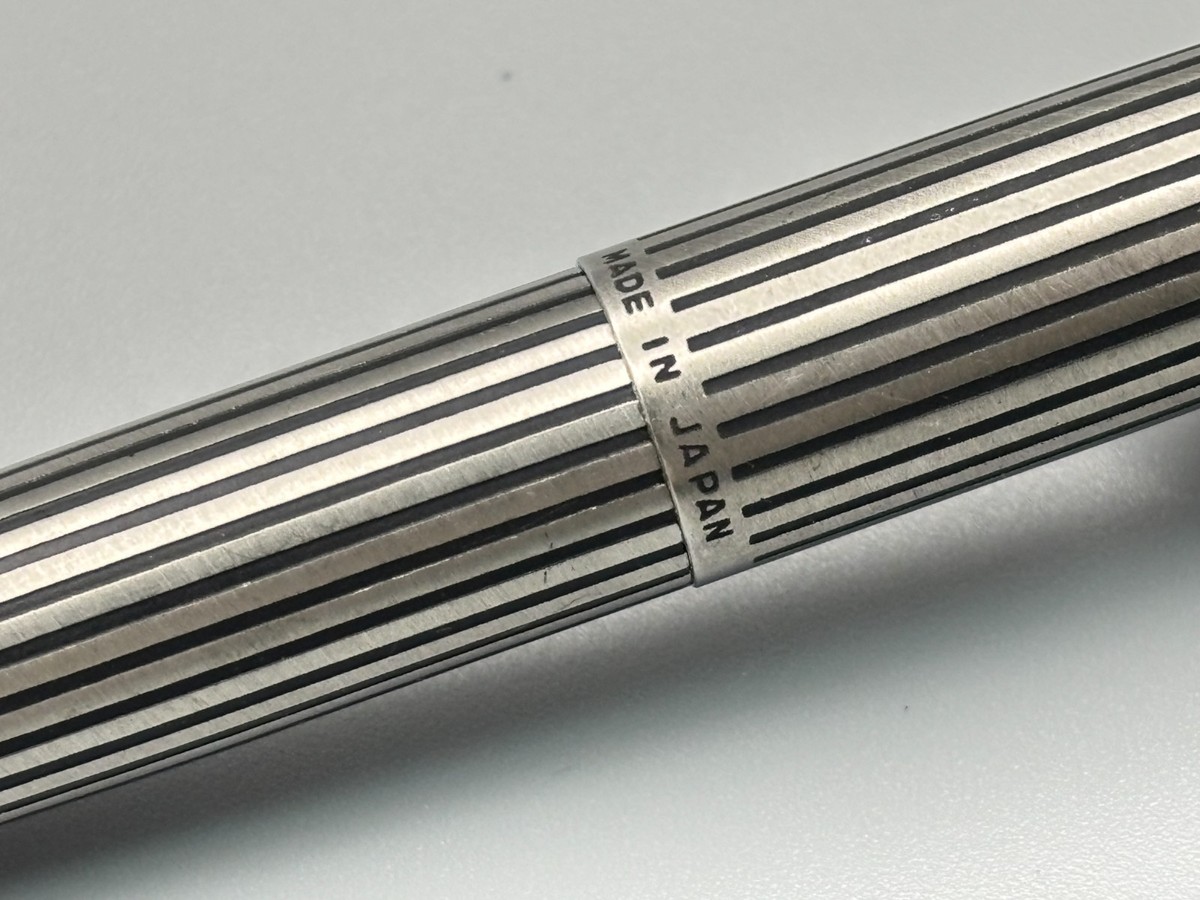 Vintage Pilot Custom K-500SS Fountain Pen 18K F Nib Stripe Body