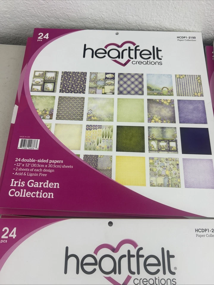 Heartfelt Creations Set Of 9 Collection 24 Pages 12 x 12 Paper Pad Pick One - Image 2 of 4