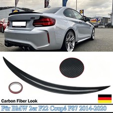 MP Stil Heckspoiler Heckfl�gel Lippe Carbon Look F�r BMW 2er F22 F87 Coupe 14-20