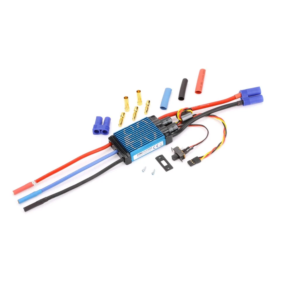 80-Amp Pro Switch-Mode BEC Brushless ESC EC5 V2 EFLA1080B Speed Controls Airc... - Image 2 of 2
