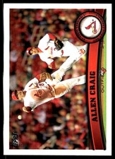 Allen Craig 2011 Topps Update #US255 Cardinals MLB READ FREE SHIP AutographDen