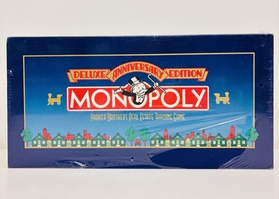 Monopoly 1985 Deluxe Anniversary Edition 0007 New Sealed