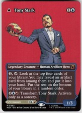 Tony Stark [Borderless Foil] #363 Prices | Magic Marvel Super