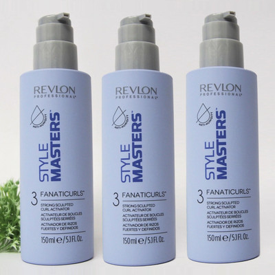 3 PACK  - Revlon Style Masters Fanaticurls 3 Curl Activator 150ml / 5.1oz