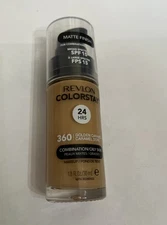 360 Golden Caramel. Matte Finish. Combo-Oil Revlon Colorstay Foundation 24hrs.