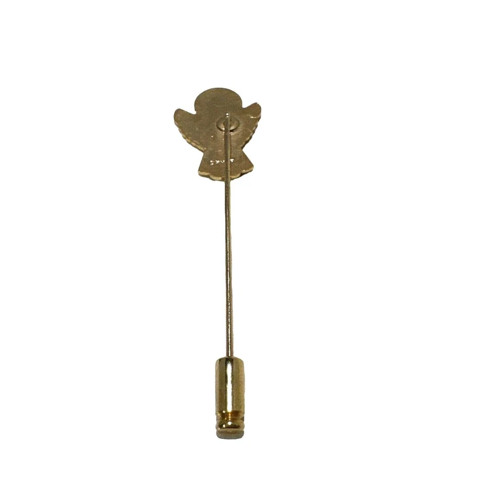 Angel Stick Pin Gold Tone Religious Lapel Pin Holiday Christmas Gift - Image 3 of 4