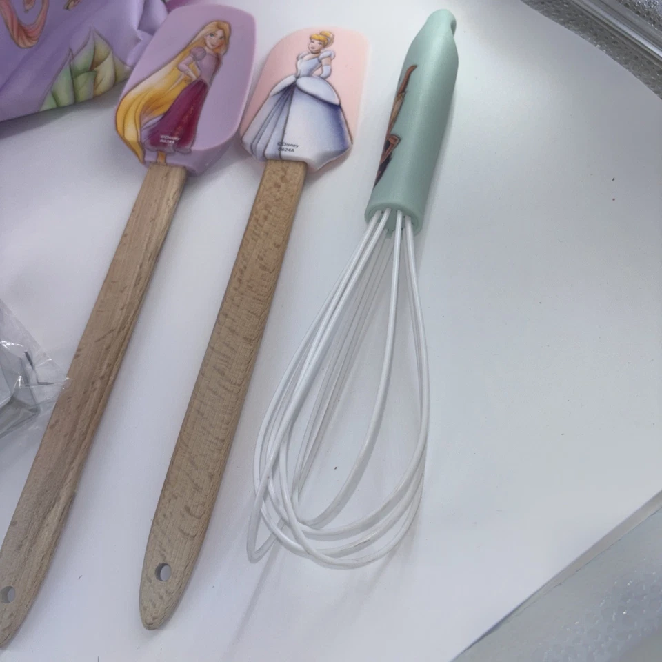 Juego de hornear para niños con temática de princesas Disney juego de 8 piezas--Gran regalo para Navidad Foto 4 de 4