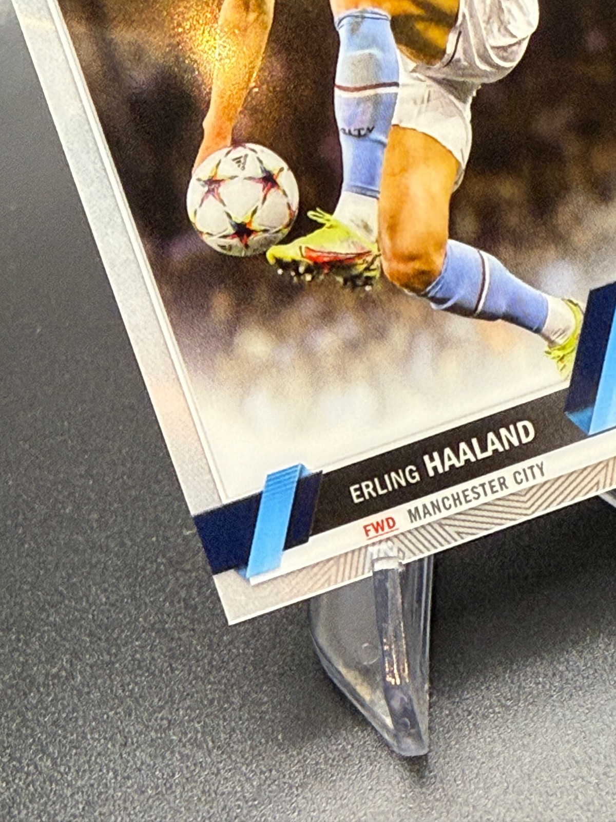 Erling Haaland 2022-23 Topps Chrome UEFA CC #99 Manchester City NM-MT view 6