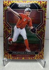 2022 Panini Prizm Draft Picks - Jonathan Cannon #PDP101 Snake Skin Prizm /25 RC