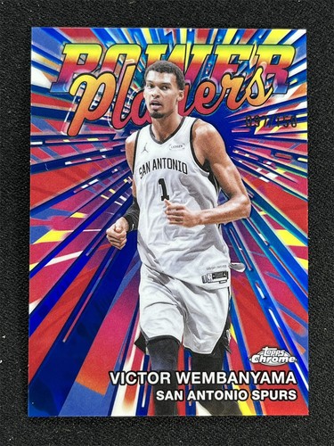 2025-26 Topps Chrome Update Victor Wembanyama #PP-5 Blue Power Players /150