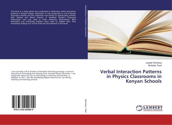 Verbal Interaction Patterns In Physics Classrooms In Kenyan Schools Joseph Wambu-image