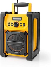 Ex-Pro Job Site FM Radio with Bluetooth, IPX5 Water Resistant Portable Heavy Dut