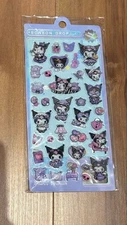 Sanrio Kuromi 3D Sticker Sheet  Collectible