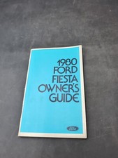 1980 Ford Fiesta Owners Manual Guide OEM 80