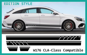 Fit Mercedes Benz Cla Sport Brake Amg Style Side Stripe Decal Set Edition 1 45 Ebay
