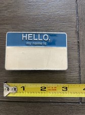 Hello my Name Is Belt Buckle