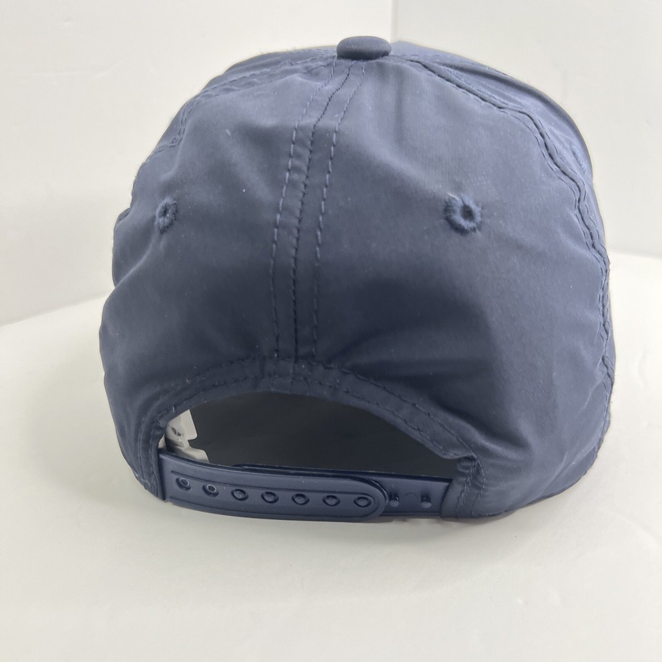 New Navy Retro Large Patch Deep Eddy Vodka Hat Cap Snapback Austin TX