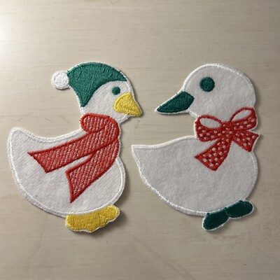 Duck Sew On Patches 5''X6''