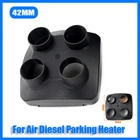 5KW Black 4 Holes Outlet 42mm Cover For Air Diesel Heater Car Truck Camper @