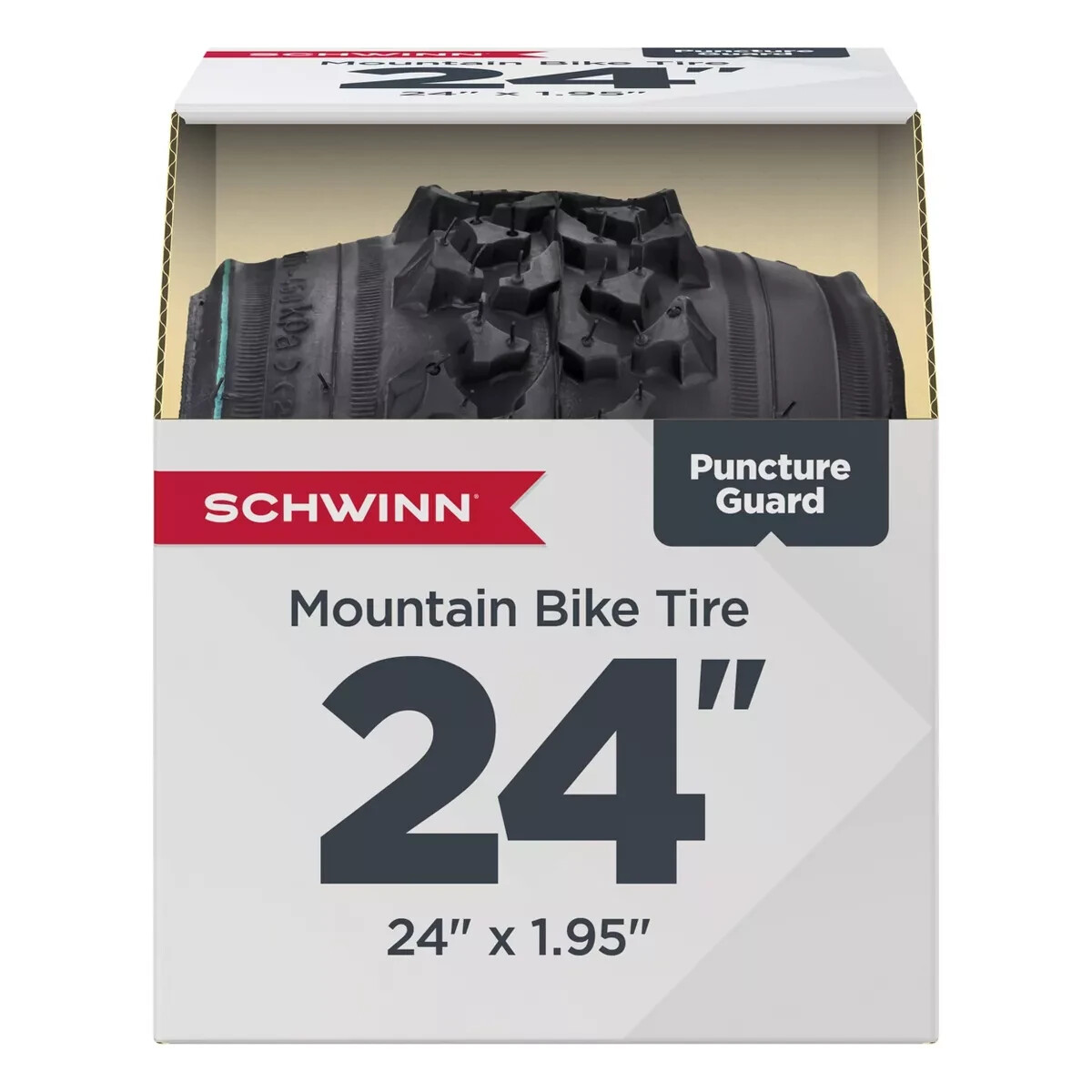 Replacement Bike Tire 24" x 1.95" Mountain Bike Tire Wide & 