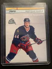 2001-02 Stadium Club Rostislav Klesla Premium Prospects RC Rookie Card #112