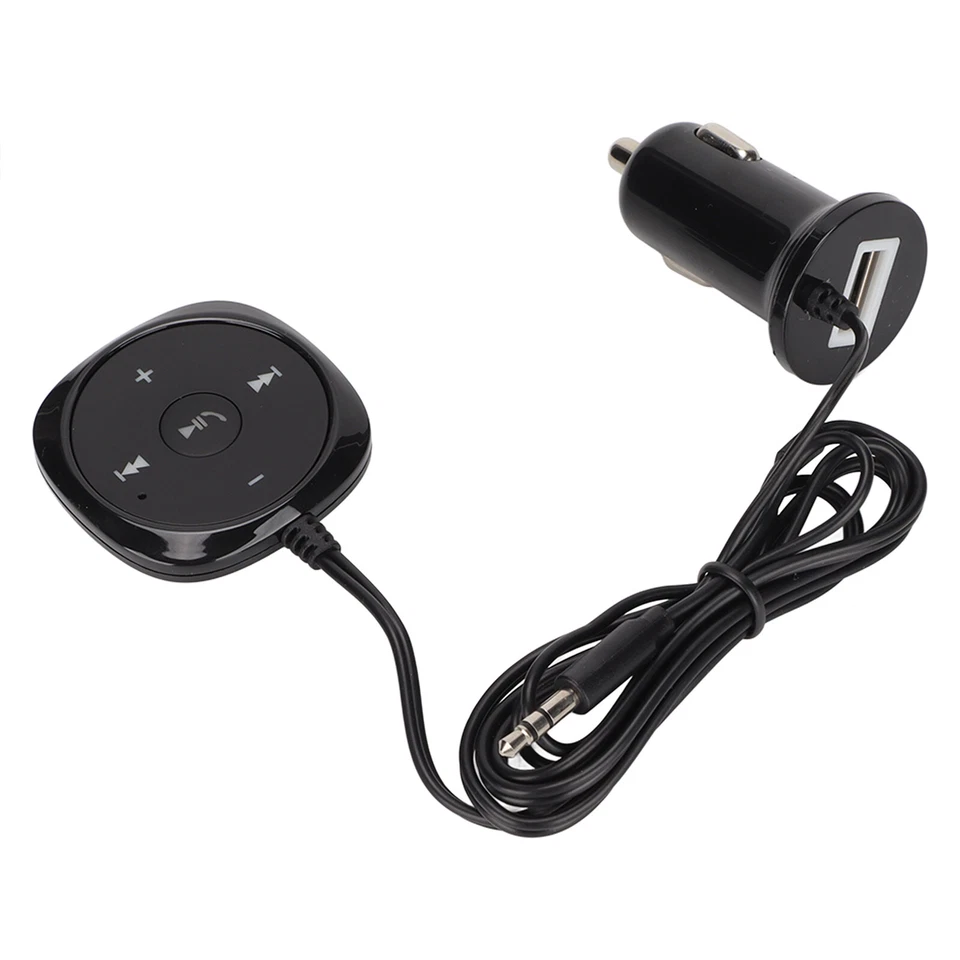 For Car Stereo Audio AUX-in Bluetooth Wireless Receiver & Transmitter Adapter FM - Image 4 of 4