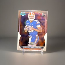 2022 BOWMAN UNIVERSITY CHROME 1ST ANTHONY RICHARDSON COLTS RC ROOKIE CARD