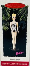 1994 Holiday Barbie New Collector's Series, "Debut 1959", Barbie Ornament