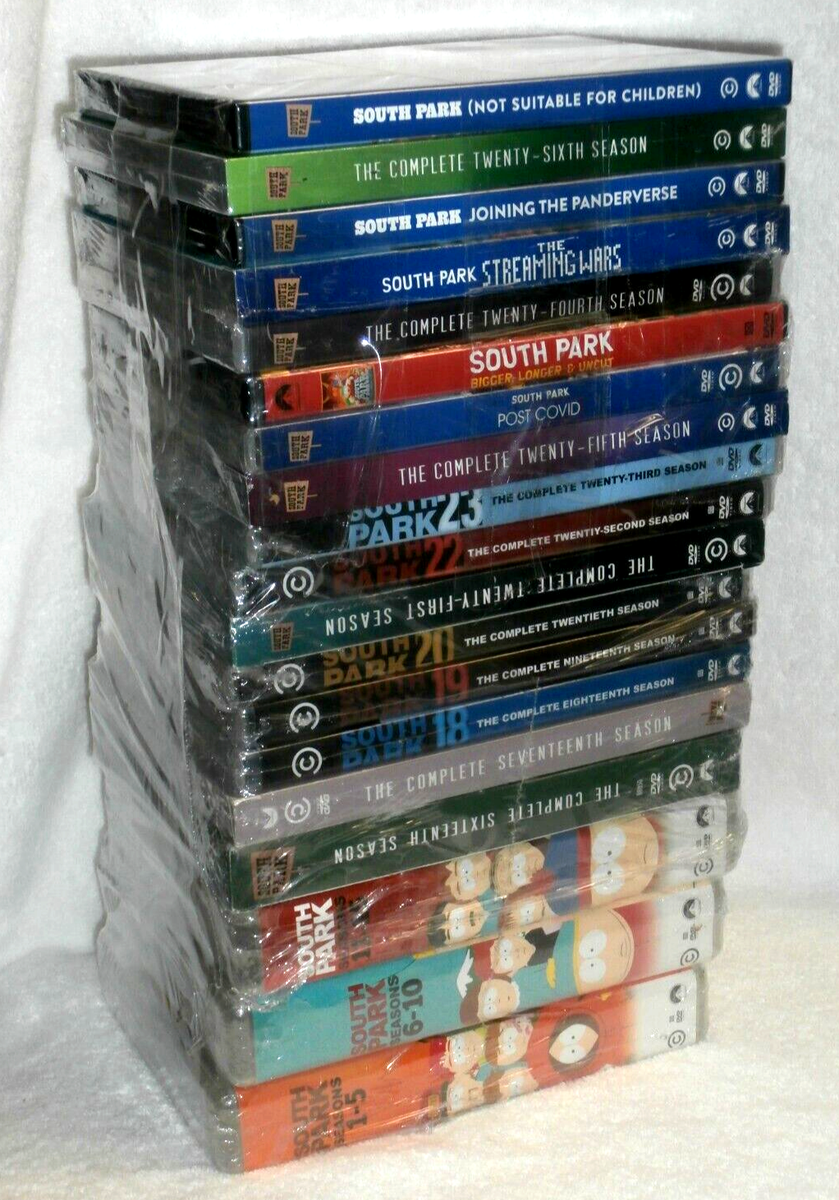 South Park Complete Series Seasons 1-26 + Movie + 5 Specials (DVD