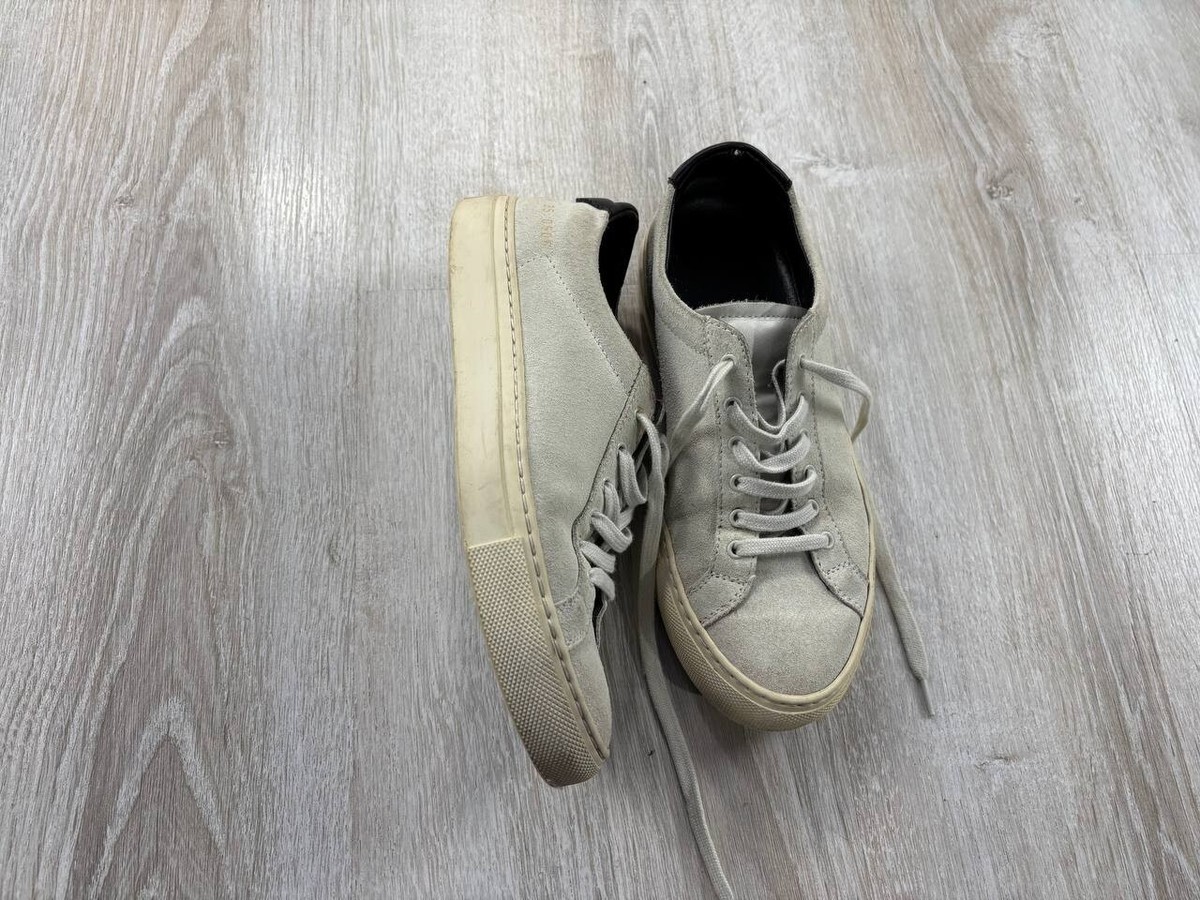 Baskets Femme Common Projects - Gris Nappa - Taille 35 - Slip On - Occasion - Style Décontracté