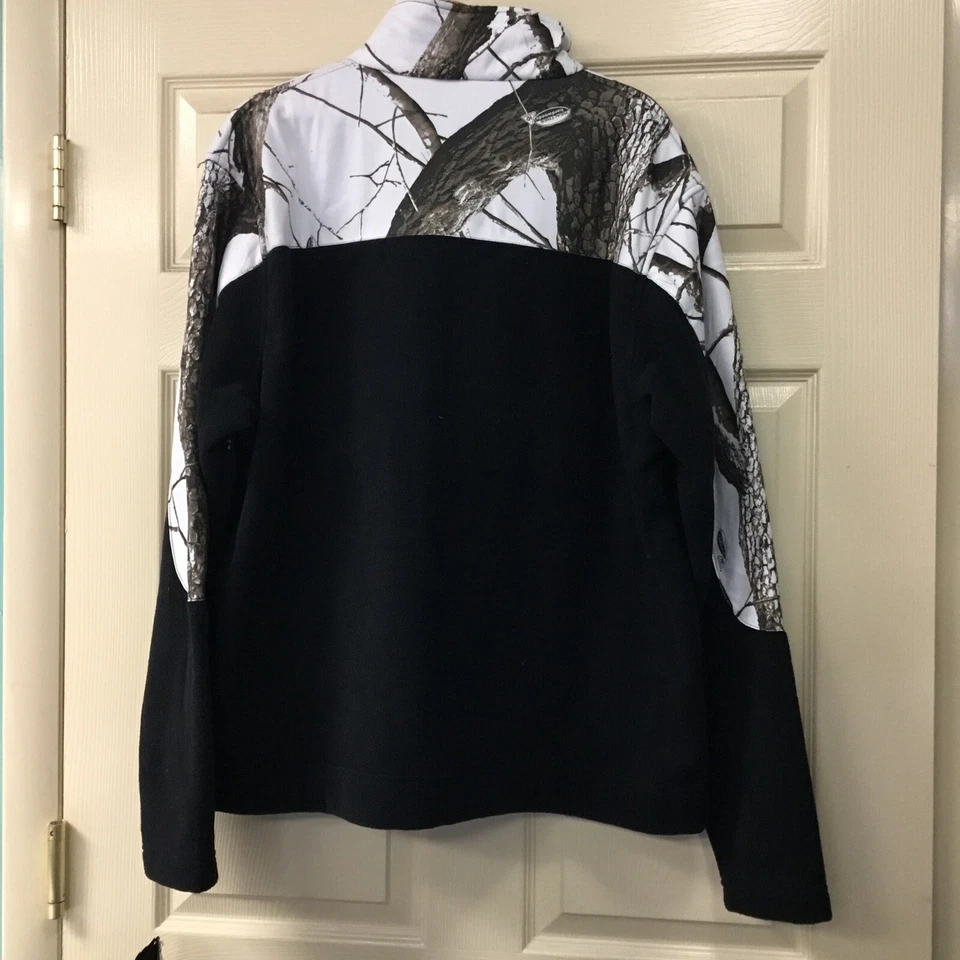 Nueva chaqueta polar para hombre Rocky 609476 negra y Realtree Hardwoods nieve camuflaje 2XL Foto 2 de 4