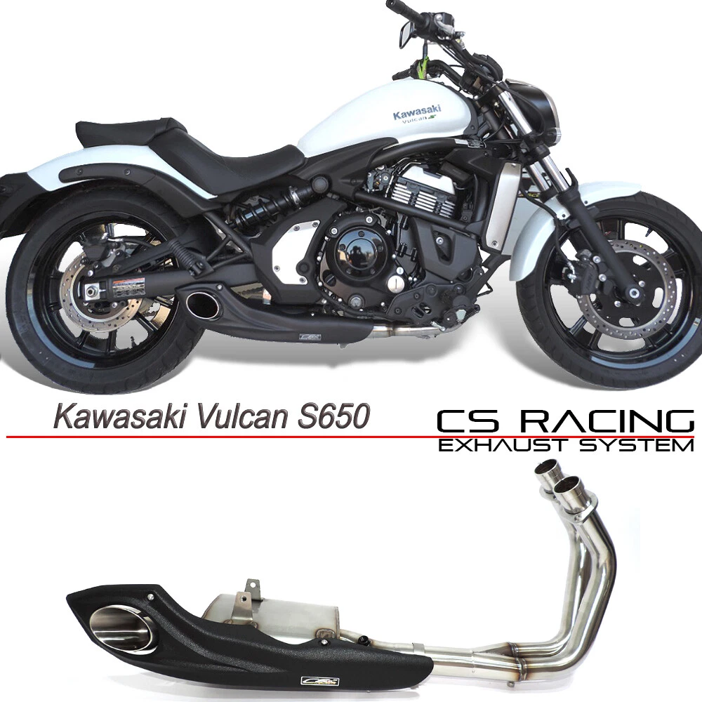 2015 24 Kawasaki Vulcan S 650 CS Racing Full Exhaust Muffler