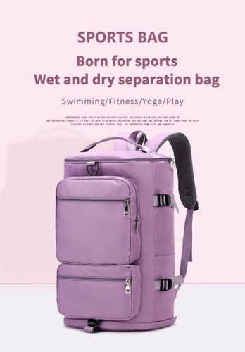 Large Capacity Shoulder Travel Backpack Sports Luggage Zipper Multifunction Bag - Bild 13 von 30
