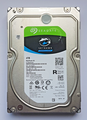 4TB SATA III Seagate SkyHawk AI ST4000VE001 7200rpm 256MB HDD 3.5