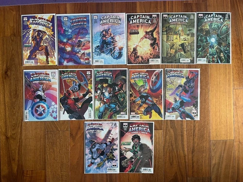Lot of 13 Captain America Comic Books - Sentinel of Liberty & Symbol of Truth ++