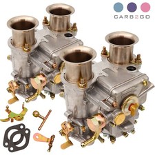 2 X Carburetor For 46 Cylinder V8 Engine Twin Choke Weber Replace Weber 40 Dcoe