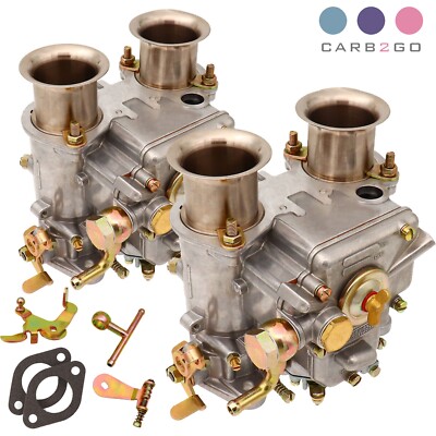 2 X Carburetor for 4&6 Cylinder V8 Engine Twin Choke Weber Replace Weber 40 DCOE