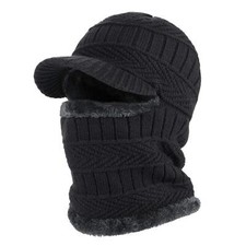 Winter Knitted Balaclava Beanie Hat Warm Cycling Ski Mask Thermal Fleece