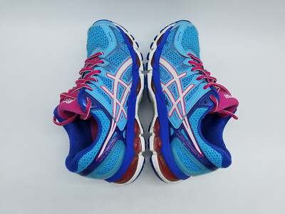 Asics Gel-Kayano 21 Women's Size 7 Running Shoes Blue Pink