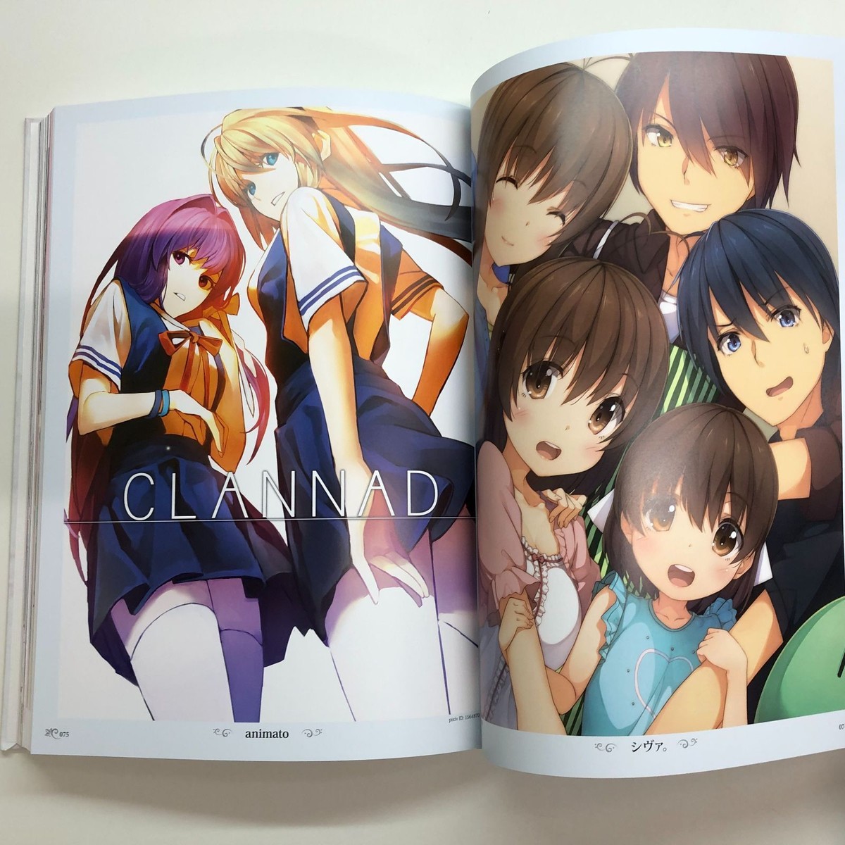 CLANNAD Hikari no Kiseki 10th Anniversary Art Book Japanese