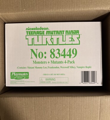 Teenage Mutant Turtles Monster Mutant Figures Soft Bundle 4-Pack