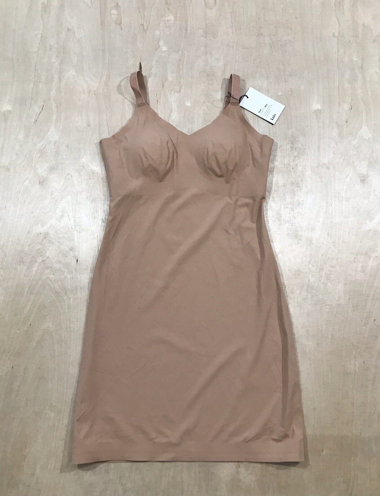 KNIX Women's LuxeLift Slip Dress Size S Nude 3 Removable Cups NWT eBay