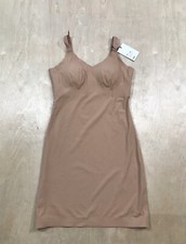 KNIX Women's LuxeLift Slip Dress Size S Nude 3 Removable Cups NWT