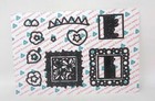 Diamond Press Summer Nesting Frames Slimline 833255 Cardmaking Flag Banner Hibsc — photo 3